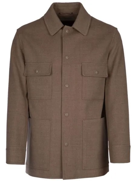 Loro Piana рубашка Darcy, коричневый