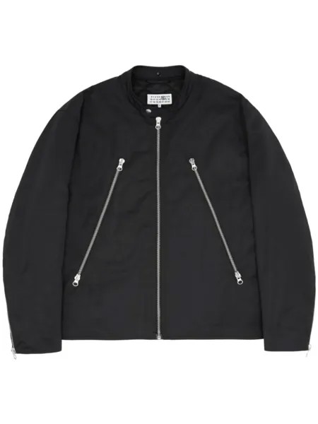 MM6 Maison Margiela бомбер с капюшоном, черный