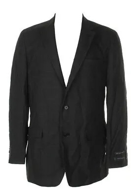 Tommy Hilfiger Mens Grey Slim-Fit Solid Soft Tailored Sport Jacket 42L