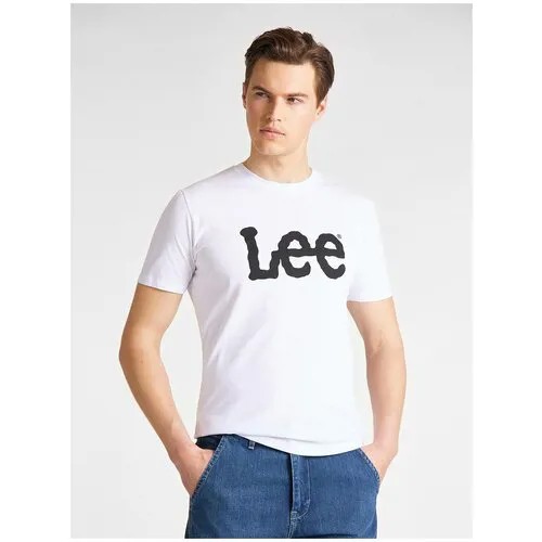 Футболка Lee WOBBLY LOGO TEE Белый S L65QAI12