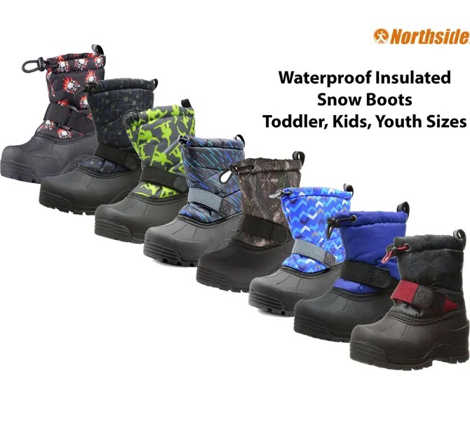 Детские зимние сапоги Утепленные непромокаемые сапоги Northside Frosty Snow Boots New
