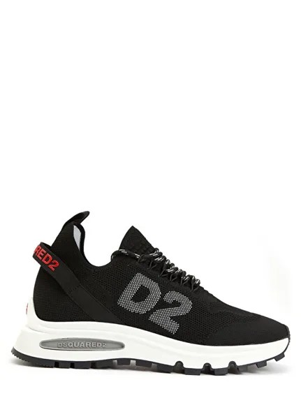 Мужские кроссовки run ds2 с черным логотипом Dsquared2
