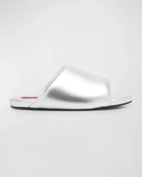 Сандалии Bubble Vegan с эффектом металлик SIMONMILLER, цвет Silver
