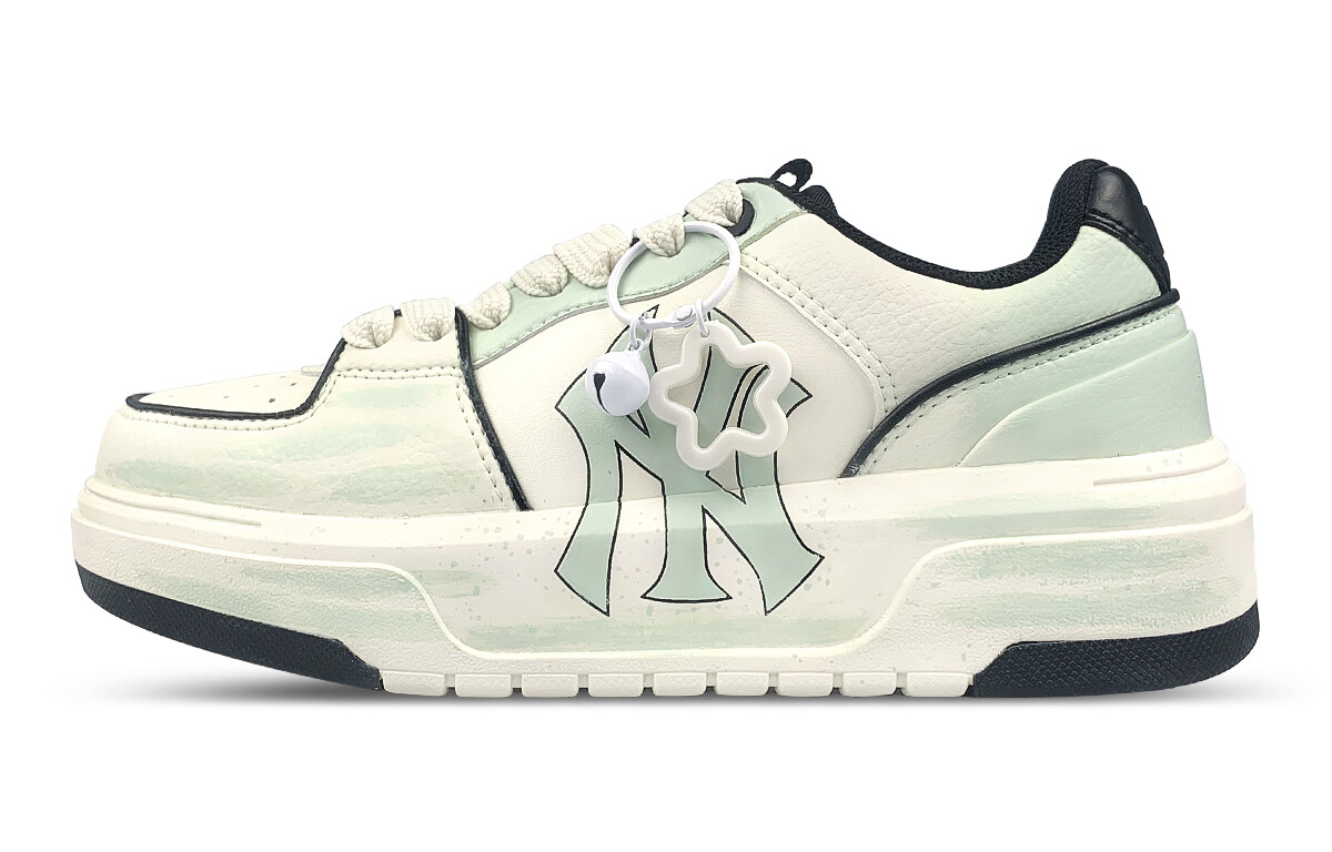 Кроссовки MLB Chunky Liner Skateboarding Shoes Unisex Low-top Beige/Green, зеленый