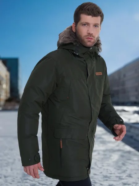 Пуховик мужской Columbia South Canyon II Long Down Parka, Синий