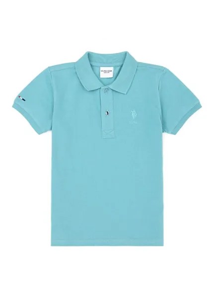 Футболка-поло обычного кроя Mint Boy TP01IY024 U.S. Polo Assn., мятный