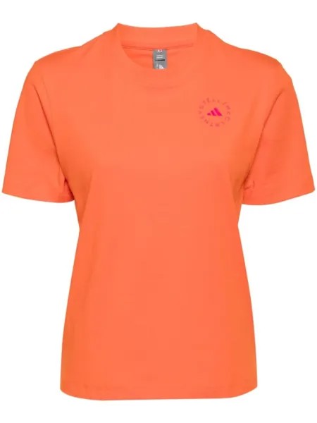 Adidas by Stella McCartney футболка Sportswear с логотипом, оранжевый