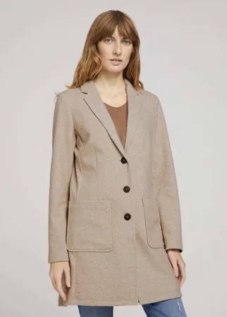 Пальто женское TOM TAILOR 1024458 коричневое S