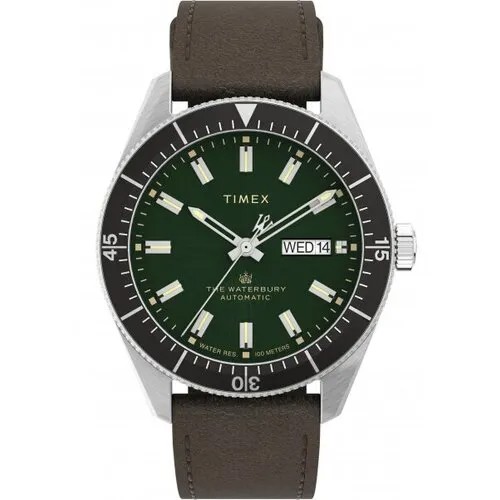 Наручные часы TIMEX TW2V24700, серебряный, зеленый