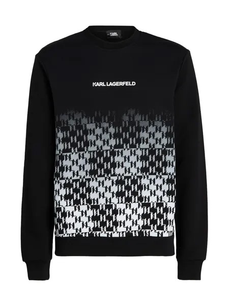 Толстовка Karl Lagerfeld Check Degrade, черный