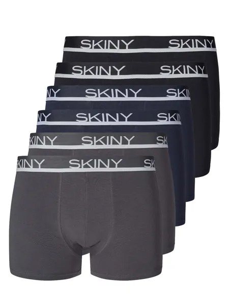 Трусы Skiny 6er Pack Pant, цвет greyblueblack selection