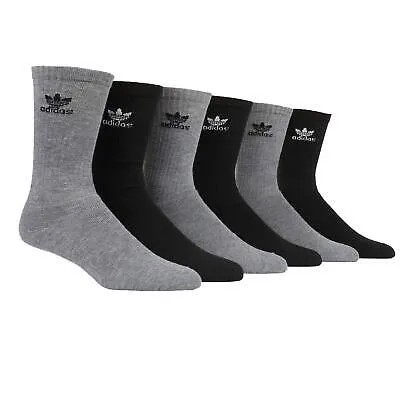 Мужские носки adidas Originals Trefoil Crew Sock, 6 шт.