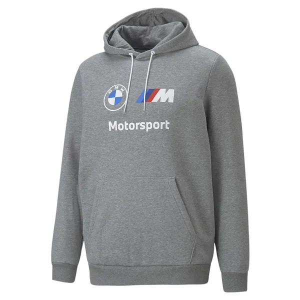 Толстовка Puma BMW Motorsport Essentials Fleece, серый