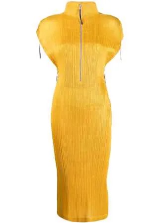 Issey Miyake Pre-Owned плиссированное платье миди 2000-х годов