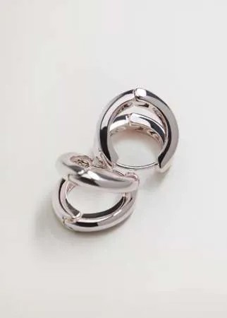 Перекрученные серьги-кольца - Goofy
