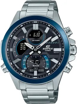 Японские наручные  мужские часы Casio ECB-30DB-1A. Коллекция Edifice