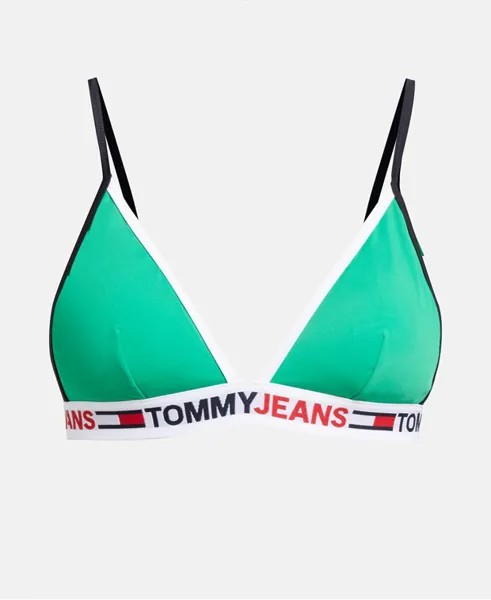 Бикини-топ Tommy Jeans, зеленый