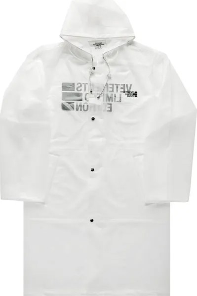 Дождевик Vetements Big Logo Limited Edition Raincoat 'Transparent', разноцветный
