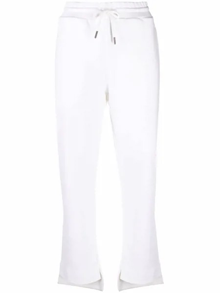 Fay drawstring-waist cropped trousers