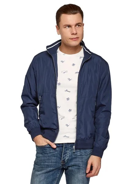 Бомбер мужской oodji 1L511080M синий 2XL