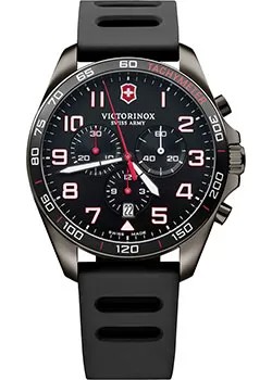 Швейцарские наручные  мужские часы Victorinox Swiss Army 241889. Коллекция Fieldforce Chrono