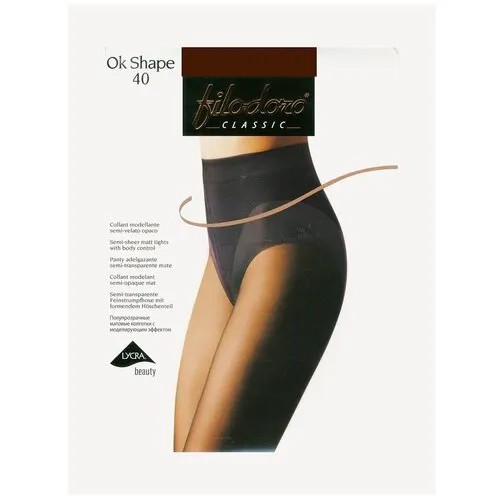 Колготки Filodoro Ok Shape, 40 den, размер 2, cappuccio