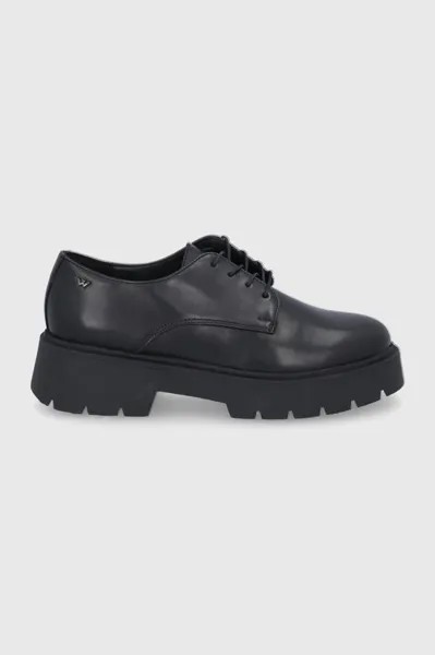 Кожаные ботинки Wojas, черный