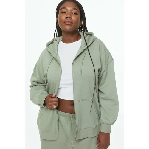 Толстовка H&M, размер 4XL, хаки