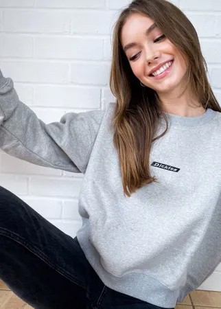 Серый укороченный свитшот Dickies Ferriday