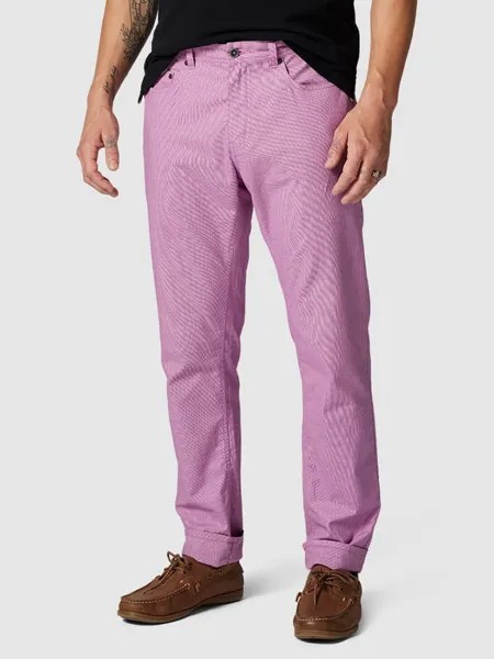 Длинные джинсы прямого кроя Rodd & Gunn из ткани, фиолетовые