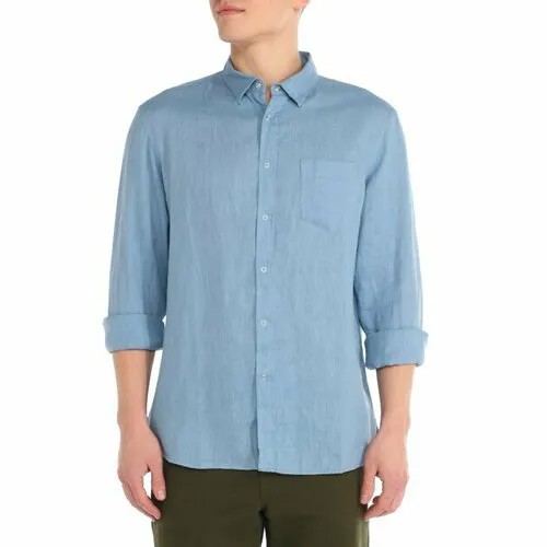 Рубашка Maison David, размер XXL, голубой