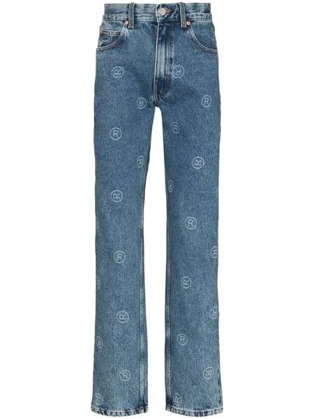 Martine Rose прямые джинсы с логотипом