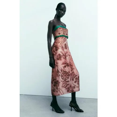 Сарафан Zara, размер XL, мультиколор