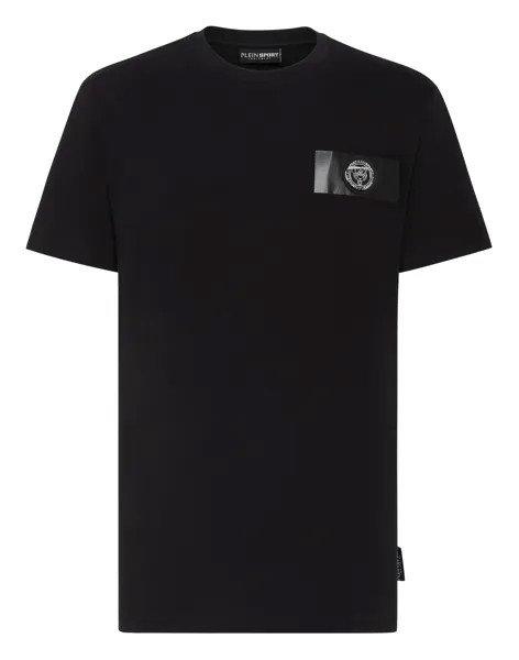 Футболка с круглым вырезом SS Tiger Crest Edition Plein Sport, цвет Black / Black