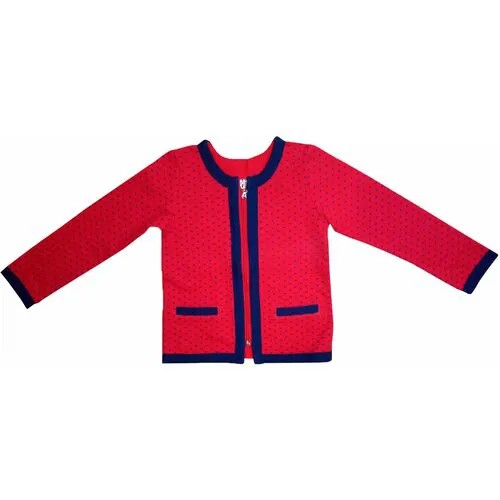 Пиджак, размер 116-60, красный, синий