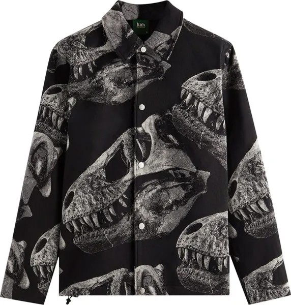 Куртка Kith For AMNH T-Rex Coaches Jacket 'Black', черный