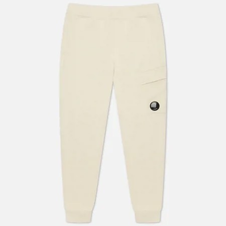 Мужские брюки C.P. Company Diagonal Raised Fleece, цвет бежевый, размер L