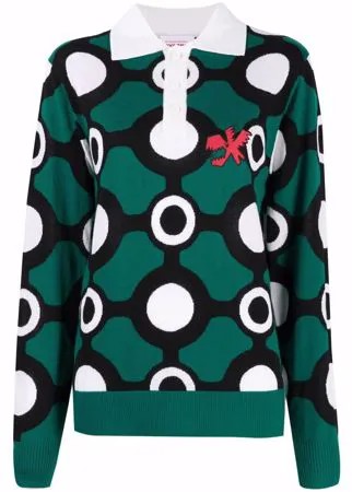 Charles Jeffrey Loverboy рубашка поло вязки интарсия