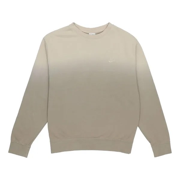 Толстовка Men's Nike Gradient Loose Round Neck Pullover Long Sleeves Autumn Khaki, хаки