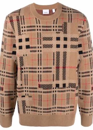 Burberry джемпер в клетку