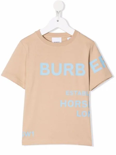 Burberry Kids футболка с логотипом
