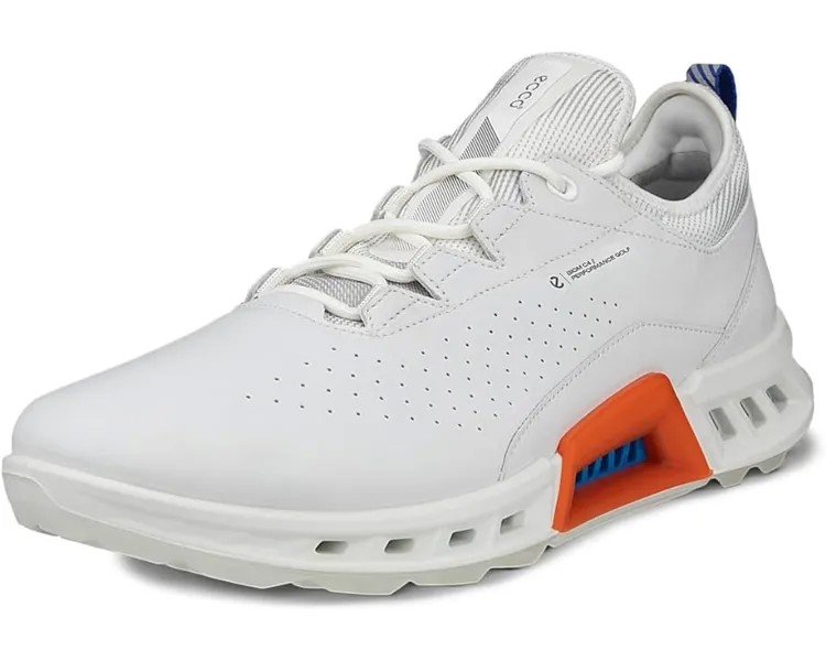 Кроссовки ECCO Golf Biom C4 Vented GORE-TEX Waterproof Golf Shoe, цвет White/Mazarine Blue