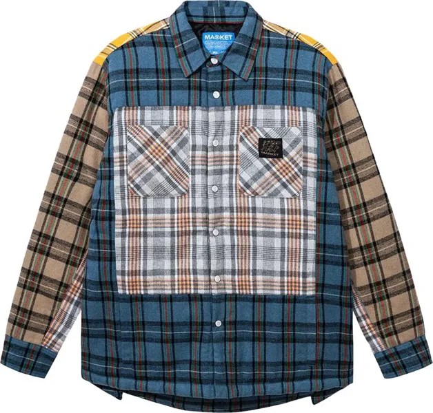 Рубашка Market Thrift Flannel Long-Sleeve 'Multicolor', разноцветный