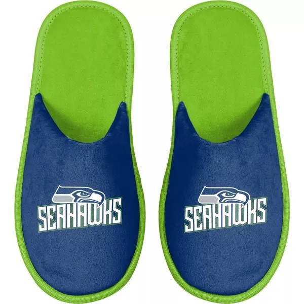 Мужские шлепанцы FOCO Seattle Seahawks Scuff