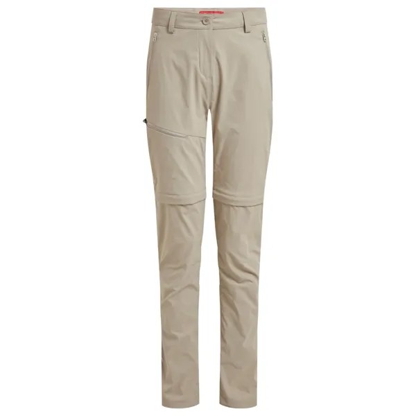 Брюки на молнии Craghoppers Women's Nosilife Pro Convertible Hose III, цвет Soft Mushroom