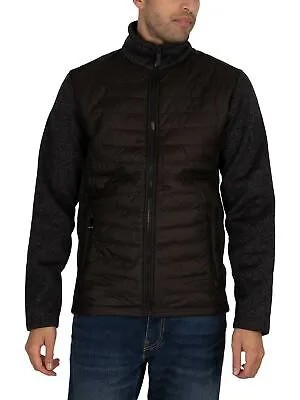 Мужская стеганая флисовая куртка Arkley Regatta с молнией во всю длину, цвет черный
