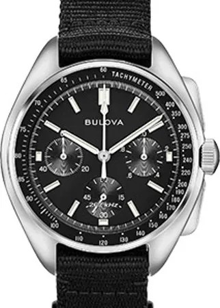 Японские наручные  мужские часы Bulova 96A225. Коллекция Lunar Pilot Chronograph