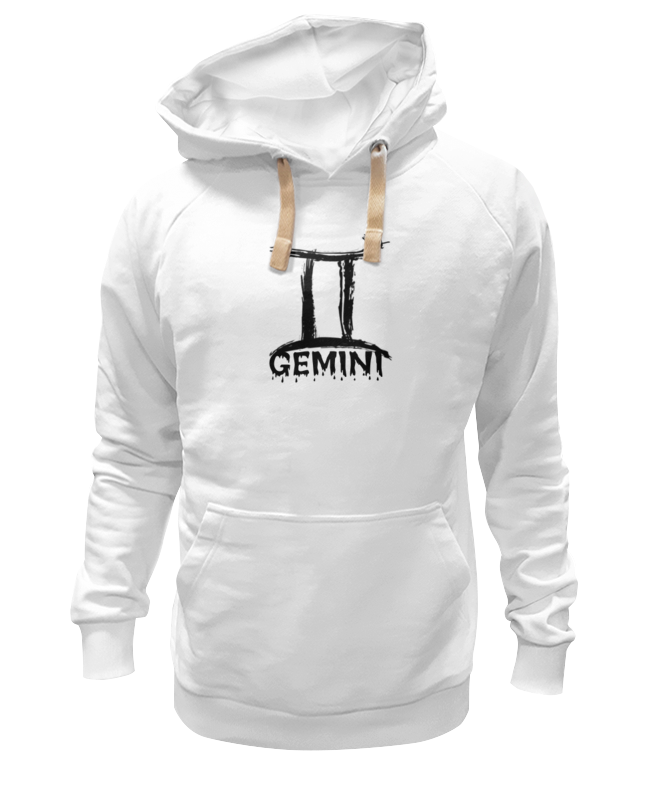 Худи Printio Близнецы. белое 3XL