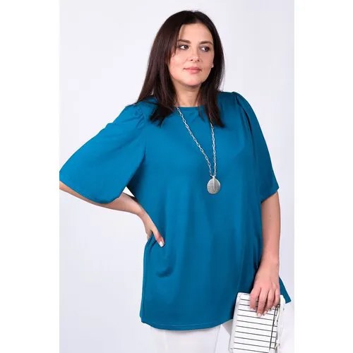 Блуза SVESTA, размер 60, голубой