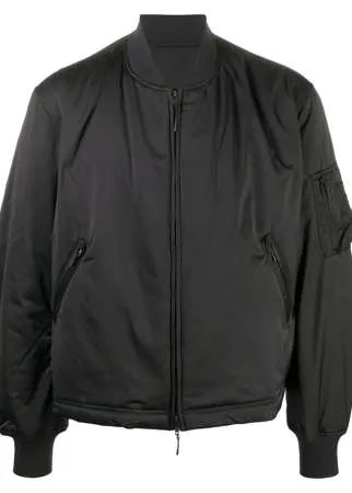 Y-3 дутый бомбер с логотипом